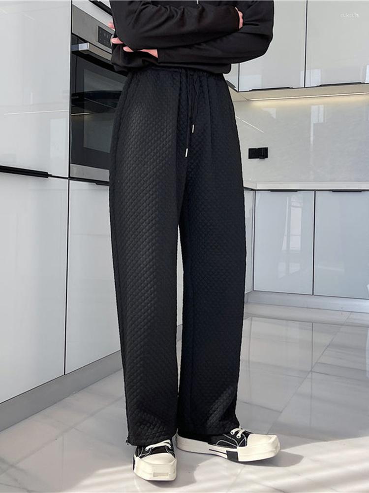 Men's Pants Fashion Mens'wear White Trousers Threedimensional Granular Loose Casual Elastic Waist Sweatpants 2022 Spring 2A1022, Black
Men's Pants Fashion Mens'wear White Trousers Threedimensional Granular Loose Casual Elastic Waist Sweatpants 2022 Spring 2A1022, Black