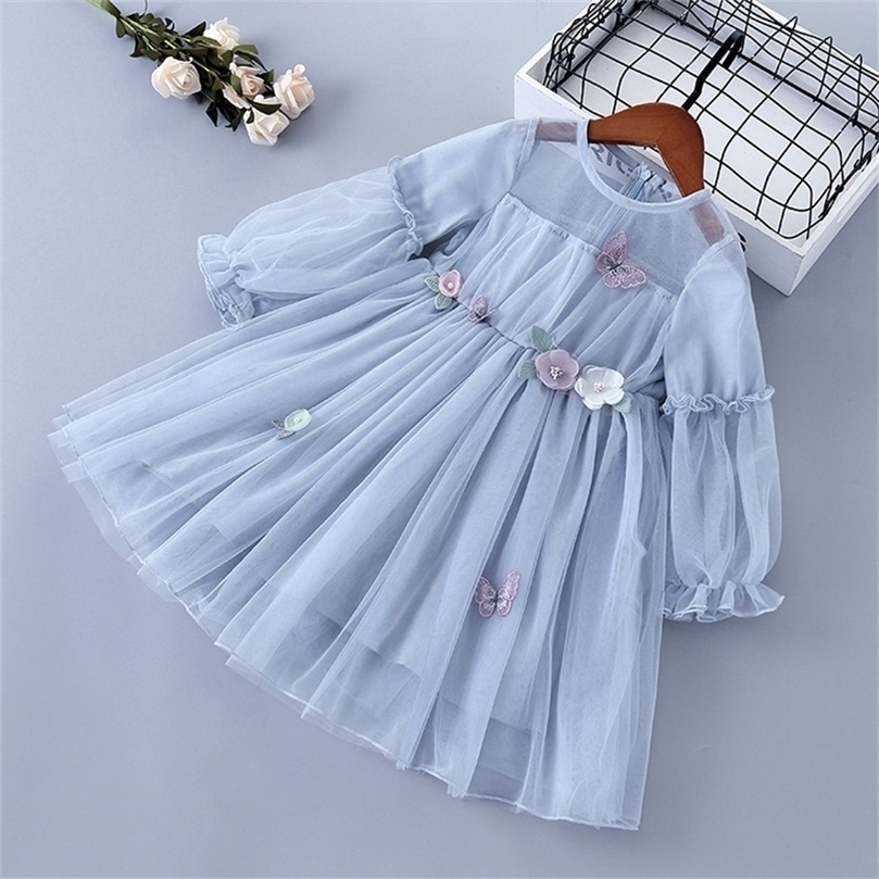 Girls Dresses 27 Years High Quality Spring Autumn Lace Chiffon Floral Draped Ruched Kid Children Clothing Princess 221107, Blue
Girls Dresses 27 Years High Quality Spring Autumn Lace Chiffon Floral Draped Ruched Kid Children Clothing Princess 221107, Blue