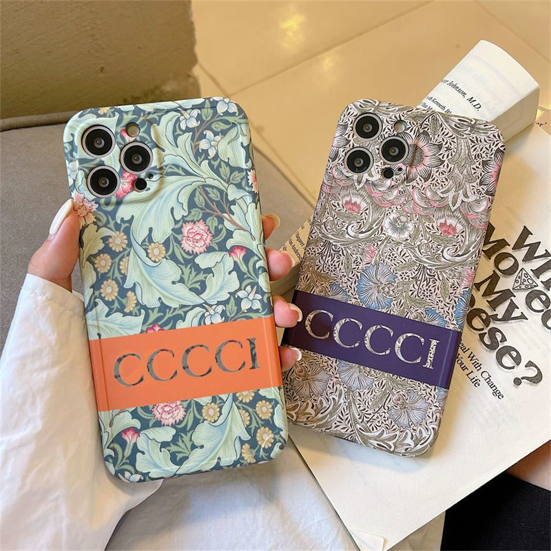 

Designer Phone Cases For Iphone 14 Pro Max 13 Mini 12 11 Set Max Plus XS XR PU Luxury Shockproof Casual Style Chrysanthemum 22110708CZ, Green