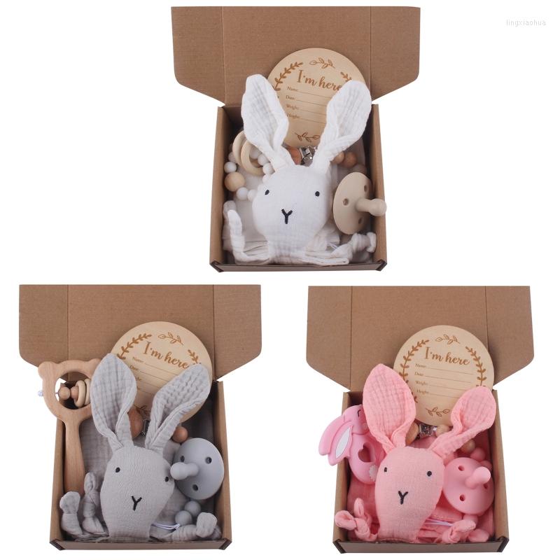 Clothing Sets L21F Baby Gift Set Appease Towel Pacifier Teether Chain Memorial Card Bib Kit For Infant Boys Girls, Gray
Clothing Sets L21F Baby Gift Set Appease Towel Pacifier Teether Chain Memorial Card Bib Kit For Infant Boys Girls, Gray