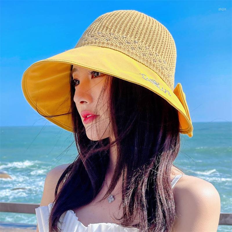 Berets Women's Outdoor Leisure Basin Hat Korean Version Mesh Warp Knitted Bow Sun Protection Fisherman Fashion Visor, White
Berets Women's Outdoor Leisure Basin Hat Korean Version Mesh Warp Knitted Bow Sun Protection Fisherman Fashion Visor, White