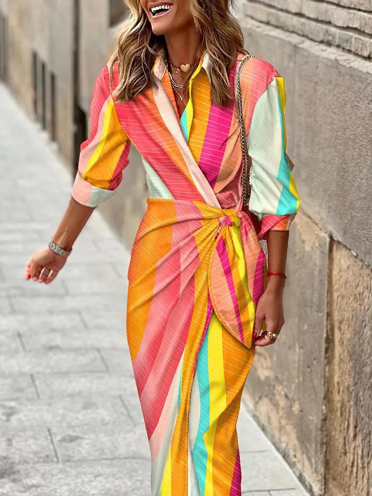 Casual Dresses Women Turn-Down Collar Printing Party Dress Summer Long Sleeve Patchwork Loungewear Ladies Streetwear Drop, 05 print
Casual Dresses Women Turn-Down Collar Printing Party Dress Summer Long Sleeve Patchwork Loungewear Ladies Streetwear Drop, 05 print