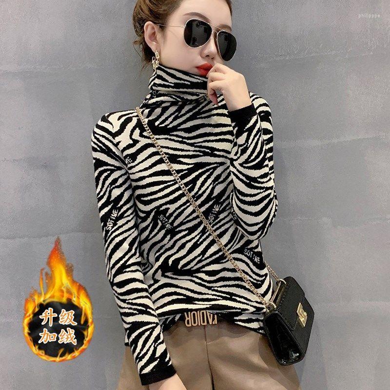 Women's Sweaters Woman Autumn Winter Long-Sleeved Women's Zebra Print Turtleneck T-shirt Top, Blue
Women's Sweaters Woman Autumn Winter Long-Sleeved Women's Zebra Print Turtleneck T-shirt Top, Blue