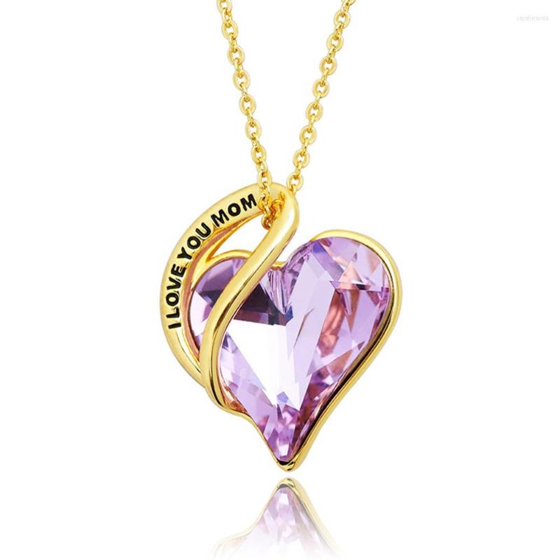 Pendant Necklaces High Quality Crystal Necklace With Love Heart Gold Plated For Women
Pendant Necklaces High Quality Crystal Necklace With Love Heart Gold Plated For Women
