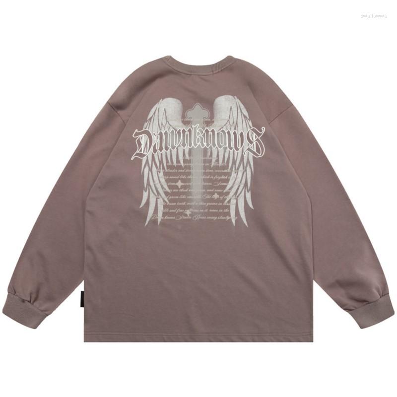 Men' Hoodies Angel Wing Printing Round Neck Sweater 2022 Autumn And Winter Man Fashion Long Sleeves Loose High Street, Black
Men' Hoodies Angel Wing Printing Round Neck Sweater 2022 Autumn And Winter Man Fashion Long Sleeves Loose High Street, Black