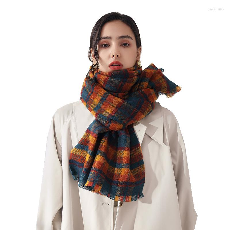 Scarves CHENKIO Chunky Large Blanket Scarf ForWomen Warm Cozy Plaid Tartan Wrap Super Soft Shawl Cape Women Luxury Fashion
Scarves CHENKIO Chunky Large Blanket Scarf ForWomen Warm Cozy Plaid Tartan Wrap Super Soft Shawl Cape Women Luxury Fashion
