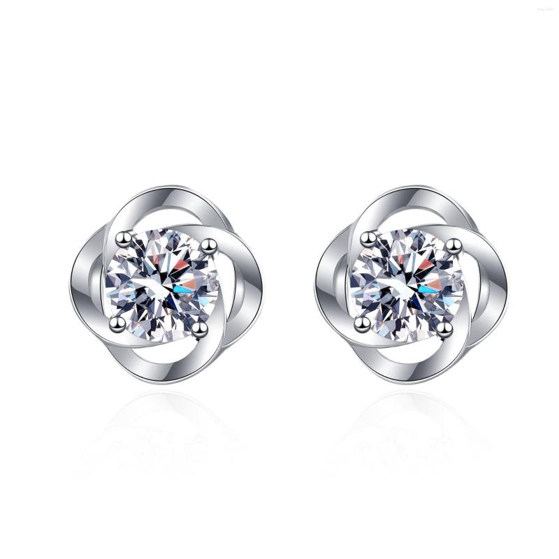 Stud Earrings Real 0.6 To 1 Carat D Color Moissanite For Women 925 Sterling Silver Certified Birthday Gift
Stud Earrings Real 0.6 To 1 Carat D Color Moissanite For Women 925 Sterling Silver Certified Birthday Gift