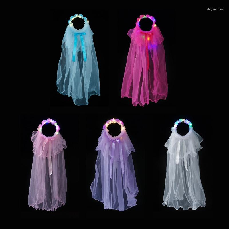 Headpieces Led Bridal Veil Light Up Wedding Bride Tulle Hair Accessoies With Headband
Headpieces Led Bridal Veil Light Up Wedding Bride Tulle Hair Accessoies With Headband