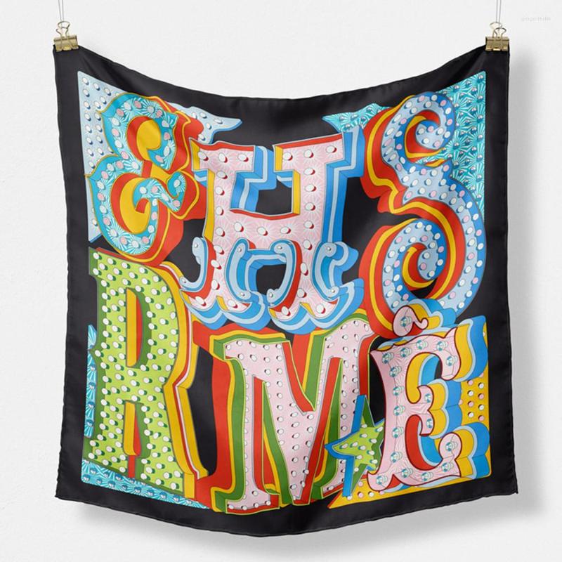 Scarves Twill Silk Scarf Woman Brand Design Printed Square Wraps Bandana Small Hijab Foulards Tie Headband Neckerchief 53CM
Scarves Twill Silk Scarf Woman Brand Design Printed Square Wraps Bandana Small Hijab Foulards Tie Headband Neckerchief 53CM
