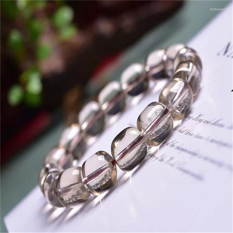 Strand Natural Tea Crystal Bracelets Beads Size 12mm Follow Shape Women Fashion Simple Single Lap Hand String Jewelry
Strand Natural Tea Crystal Bracelets Beads Size 12mm Follow Shape Women Fashion Simple Single Lap Hand String Jewelry