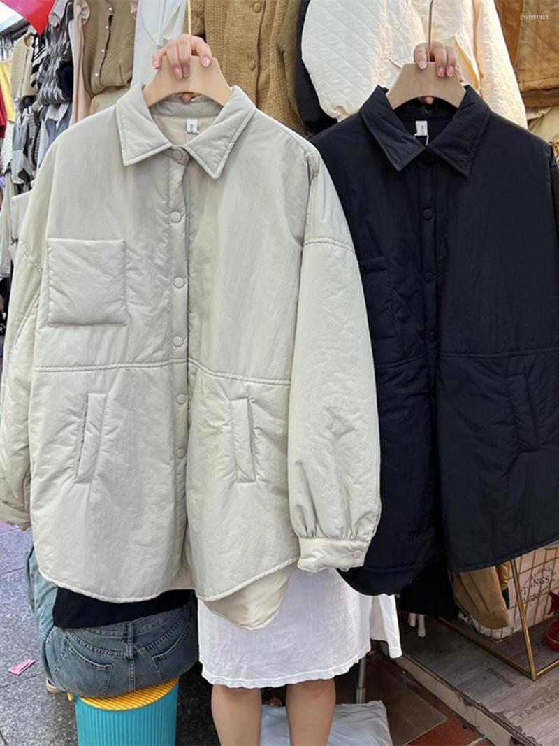 Women's Down 2022 Autumn And Winter Loose Warm Coat Women Causal Solid Color Single Breasted Fashion Shirt-style Cotton Jacket Female, Black
Women's Down 2022 Autumn And Winter Loose Warm Coat Women Causal Solid Color Single Breasted Fashion Shirt-style Cotton Jacket Female, Black