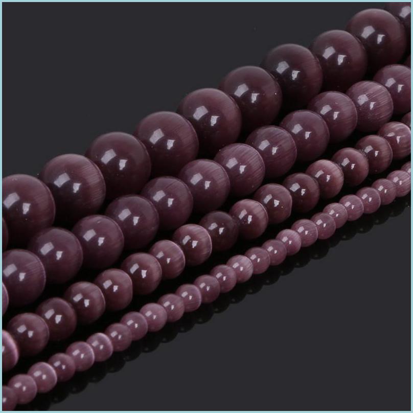Stone 8Mm Pick Size 4.6.8.10Mm Smooth Purple Mexican Opal Cats Eye Beads Natural Stone Spacer Loose 15.5"/Strand Drop Delivery 2021 J Dh84H
Stone 8Mm Pick Size 4.6.8.10Mm Smooth Purple Mexican Opal Cats Eye Beads Natural Stone Spacer Loose 15.5"/Strand Drop Delivery 2021 J Dh84H