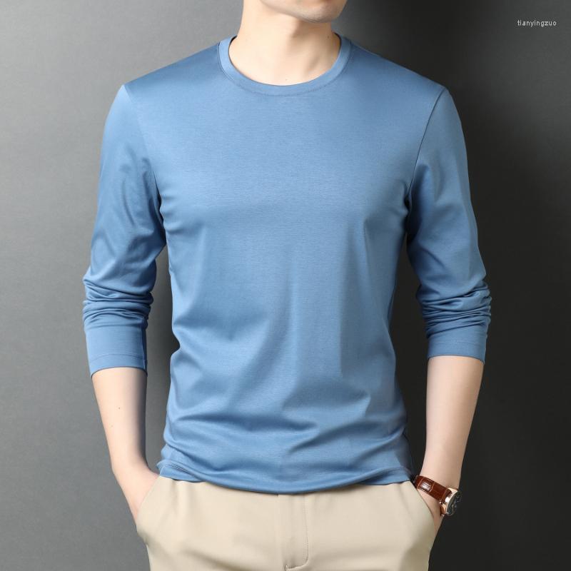 Men's T Shirts Spring Autumn Mens T-shirts Luxury Long Sleeve Solid Color Round Collar Thin Male Simple Casual Man Tees 4XL, White
Men's T Shirts Spring Autumn Mens T-shirts Luxury Long Sleeve Solid Color Round Collar Thin Male Simple Casual Man Tees 4XL, White
