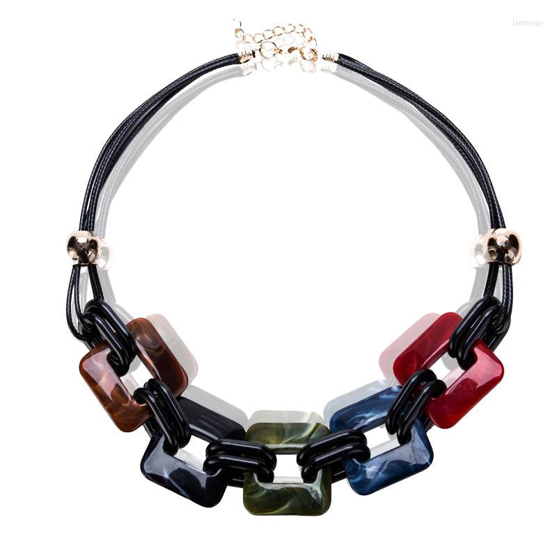 Choker Geometric Necklace Leather Cord Statement Pendants Vintage Weaving Collar For Women Jewelry Chain
Choker Geometric Necklace Leather Cord Statement Pendants Vintage Weaving Collar For Women Jewelry Chain