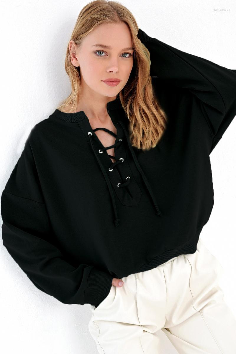 Women' Hoodies WOMEN' BLACK FRONT LACE OVERSIZED SWEATSHIRT COMFORTABLE DAILY CHIC FASHION CASUAL 2022 TOP SOFT THICK WINTER KEEPS
Women' Hoodies WOMEN' BLACK FRONT LACE OVERSIZED SWEATSHIRT COMFORTABLE DAILY CHIC FASHION CASUAL 2022 TOP SOFT THICK WINTER KEEPS