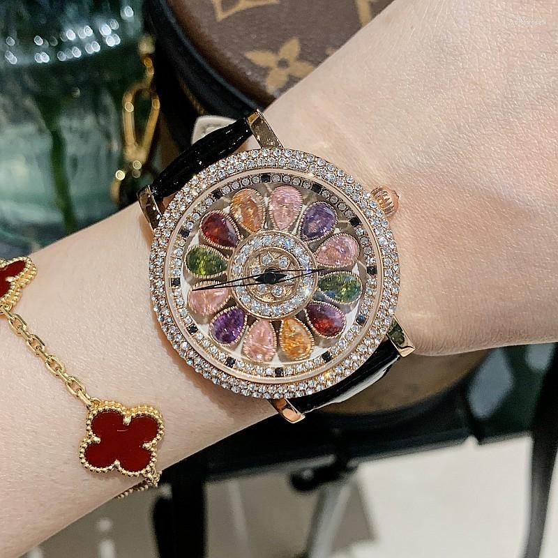 Wristwatches 2022 Luxury Rotating Dial Women Watch Full Drill Quartz For Montre Femme Casual Girl Lady Clock Feminino, Style 6
Wristwatches 2022 Luxury Rotating Dial Women Watch Full Drill Quartz For Montre Femme Casual Girl Lady Clock Feminino, Style 6
