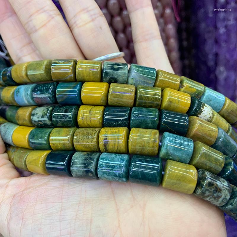 Beads Natural Ocean Jasper Stone 15'' Column Barrel DIY Loose For Jewelry Making Women Necklace Bracelet Earring
Beads Natural Ocean Jasper Stone 15'' Column Barrel DIY Loose For Jewelry Making Women Necklace Bracelet Earring