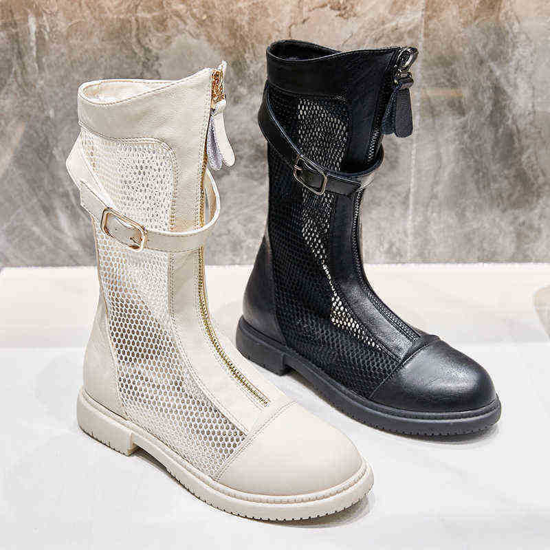 Women Boots Mesh Boot 's 2022 Summer New Breathable Thin Front Zipper High Tube Cool Fashion Versatile Flat 07091011, Black
Women Boots Mesh Boot 's 2022 Summer New Breathable Thin Front Zipper High Tube Cool Fashion Versatile Flat 07091011, Black