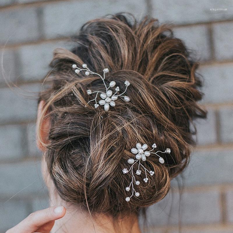 Headpieces Silver Wedding Headdress Pearl Rhinestone Hair Pins Women Ornaments Handmade Jewelry Set Bridal Accessories Gift
Headpieces Silver Wedding Headdress Pearl Rhinestone Hair Pins Women Ornaments Handmade Jewelry Set Bridal Accessories Gift
