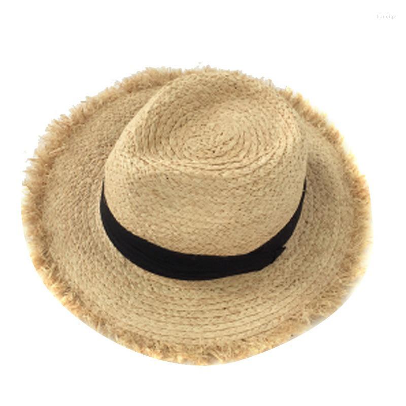 Wide Brim Hats Bauhinia Women Raffia Straw Hat Summer Visor Panama Beach Flat, Beige
Wide Brim Hats Bauhinia Women Raffia Straw Hat Summer Visor Panama Beach Flat, Beige