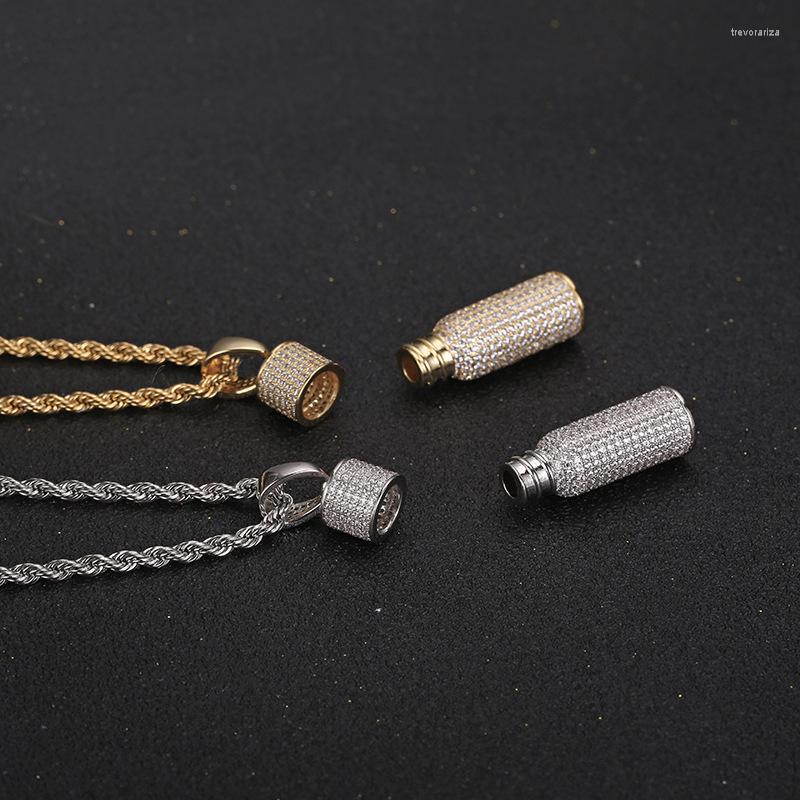 Pendant Necklaces Hip Hop CZ Stone Paved Bling Iced Out Can Open Perfume Bottle Pendants For Women Men Unisex Rapper Jewelry
Pendant Necklaces Hip Hop CZ Stone Paved Bling Iced Out Can Open Perfume Bottle Pendants For Women Men Unisex Rapper Jewelry