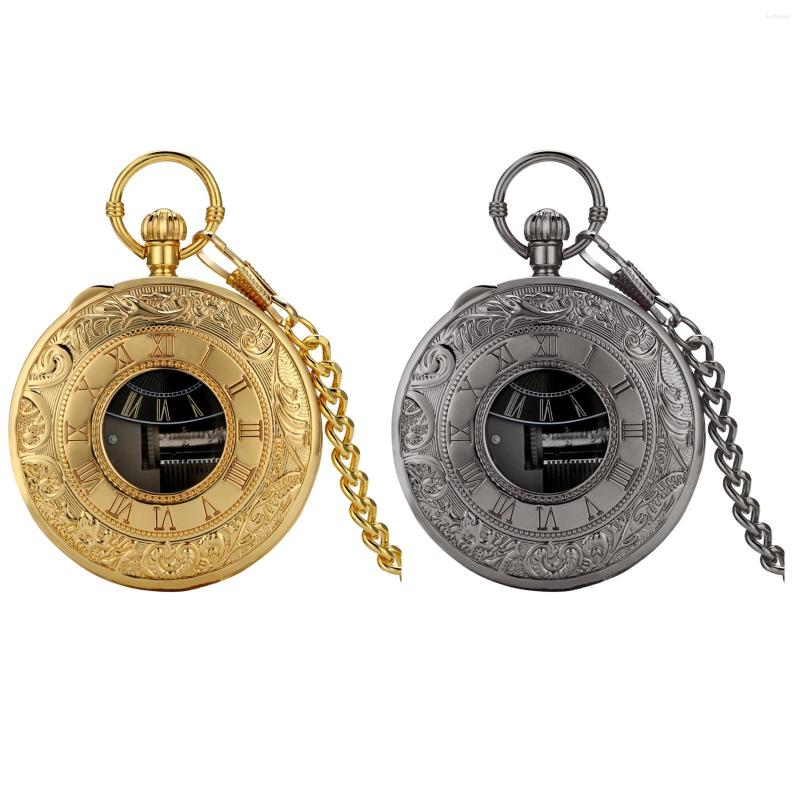 Pocket Watches Antique Quartz Watch Chain Clock Musical Movement Roman Numerals Quality Craftsmanship, Black
Pocket Watches Antique Quartz Watch Chain Clock Musical Movement Roman Numerals Quality Craftsmanship, Black