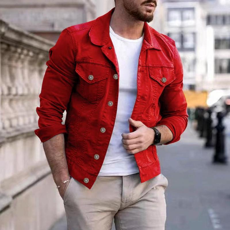 Men's Jackets Trendy Men Jacket Male Outerwear Long Sleeve Lapel Buttons Cargo Multi Pockets, Blue
Men's Jackets Trendy Men Jacket Male Outerwear Long Sleeve Lapel Buttons Cargo Multi Pockets, Blue