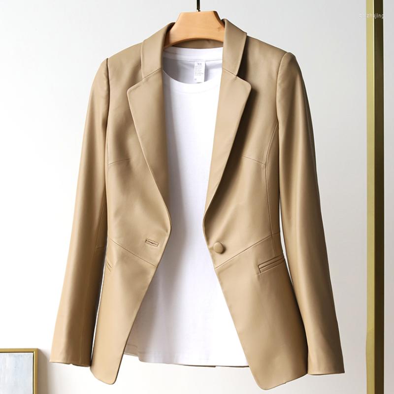 Women's Leather 2022 Spring Autumn Genuine Jacket Women Slim Jackets Fashion Elegant Sheepskin Chaqueta De Cuero Lq240, Black
Women's Leather 2022 Spring Autumn Genuine Jacket Women Slim Jackets Fashion Elegant Sheepskin Chaqueta De Cuero Lq240, Black