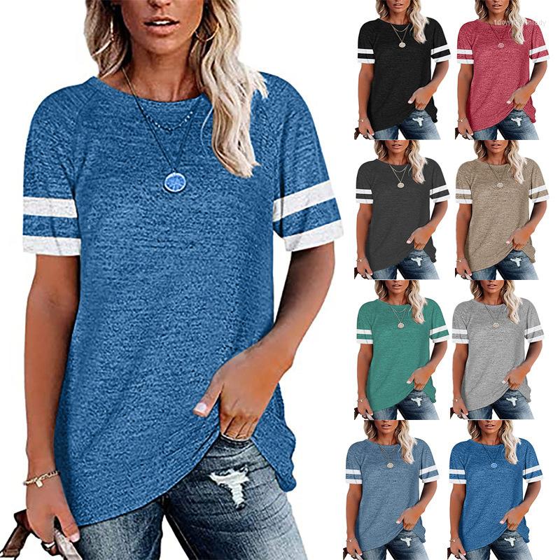 Women' T Shirts Ly Women' Round Neck Panel Short Sleeve Top Spring Summer Daily Short-Sleeved T-Shirt, Black
Women' T Shirts Ly Women' Round Neck Panel Short Sleeve Top Spring Summer Daily Short-Sleeved T-Shirt, Black