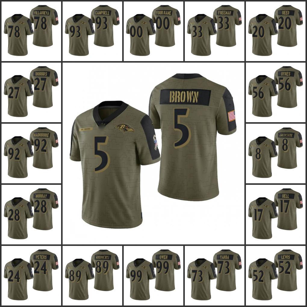 Jerseys Baltimore''Ravens''Men #5 Marquise Brown 8 Lamar Jackson 27 J.K. Dobbins 89 Andrews Women Youth Olive Salute To Service Jersey Wholesale Custom
Jerseys Baltimore''Ravens''Men #5 Marquise Brown 8 Lamar Jackson 27 J.K. Dobbins 89 Andrews Women Youth Olive Salute To Service Jersey Wholesale Custom