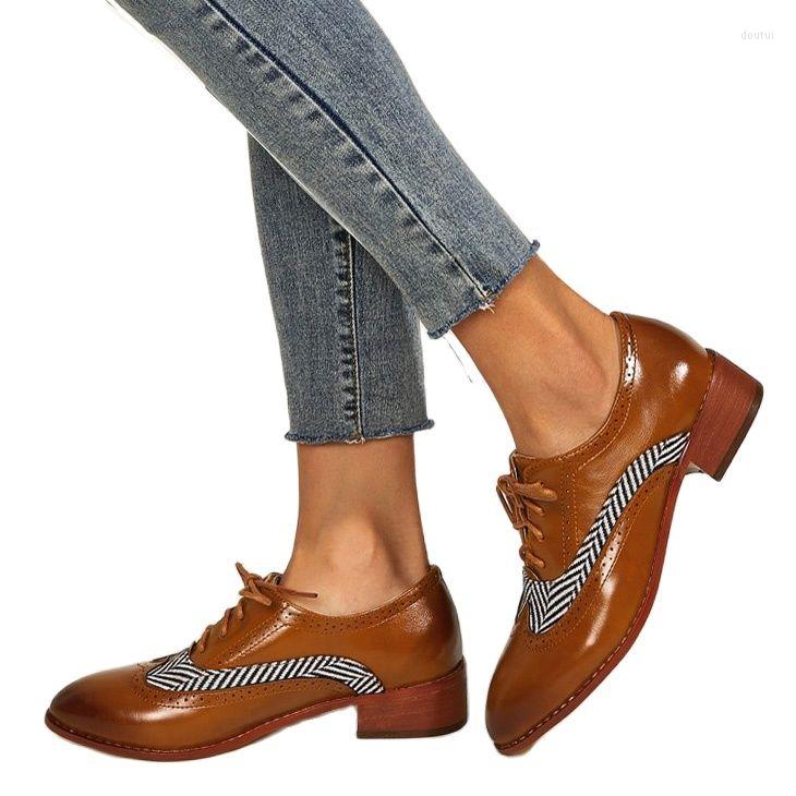 Dress Shoes LIHUAMAO Classic Oxford For Women Square Heel Casual Pointed Toe Office Lady Party Lace Up Slip On Loafer Brown, Black
Dress Shoes LIHUAMAO Classic Oxford For Women Square Heel Casual Pointed Toe Office Lady Party Lace Up Slip On Loafer Brown, Black