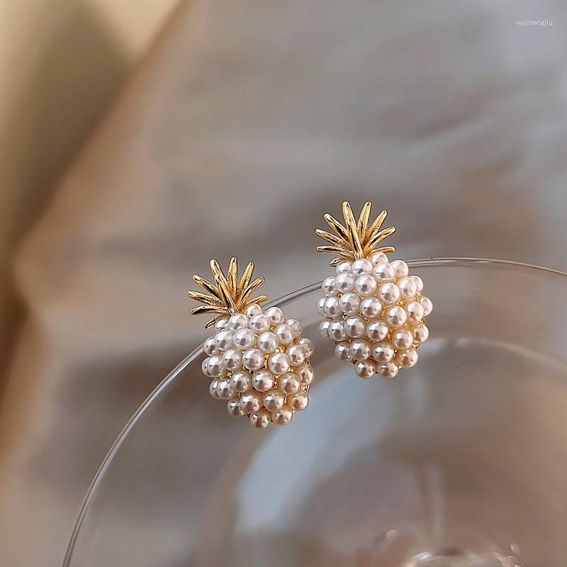 Stud Earrings Japanese And Korean Simple Compact Pearl Pineapple Cold Wind Small Net Red
Stud Earrings Japanese And Korean Simple Compact Pearl Pineapple Cold Wind Small Net Red