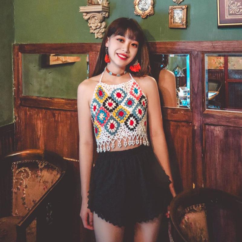Women's Tanks Woman Summer Beach Boho Bohemia Hand-made Crochet Crop Top Tank, Black
Women's Tanks Woman Summer Beach Boho Bohemia Hand-made Crochet Crop Top Tank, Black