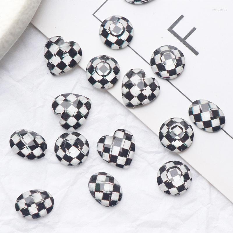 Nail Art Decorations 50PCS/Lot Classic Checkerboard Glass Stones Japanese Rhinestone Manicure Flat -Back Gel Polish For Diy Charms 6mm-8mm
Nail Art Decorations 50PCS/Lot Classic Checkerboard Glass Stones Japanese Rhinestone Manicure Flat -Back Gel Polish For Diy Charms 6mm-8mm