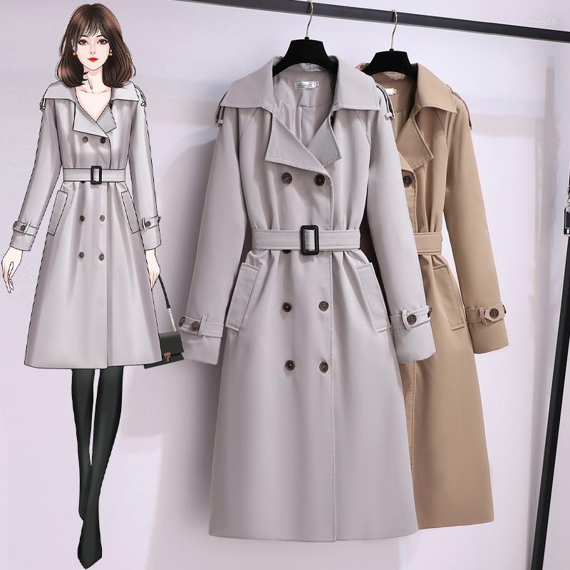 Women's Trench Coats 2022 Fashion Windbreaker Women Long Spring Autumn Wide Thin Double Breasted Waist Coat Female Casual Overcoat G1788, Khaki
Women's Trench Coats 2022 Fashion Windbreaker Women Long Spring Autumn Wide Thin Double Breasted Waist Coat Female Casual Overcoat G1788, Khaki