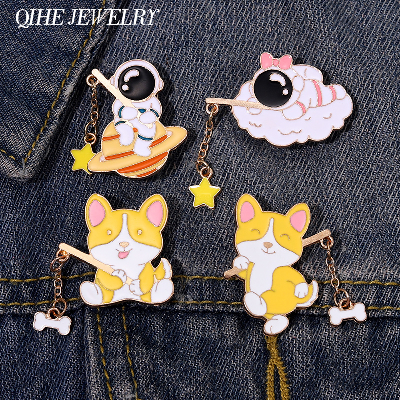 Astronaut Enamel Pin Animal Dog Brooch Badge Space Star Cloud Planet Badge Metal Kids Gift Accessories Sweater Bag Jewelry
Astronaut Enamel Pin Animal Dog Brooch Badge Space Star Cloud Planet Badge Metal Kids Gift Accessories Sweater Bag Jewelry