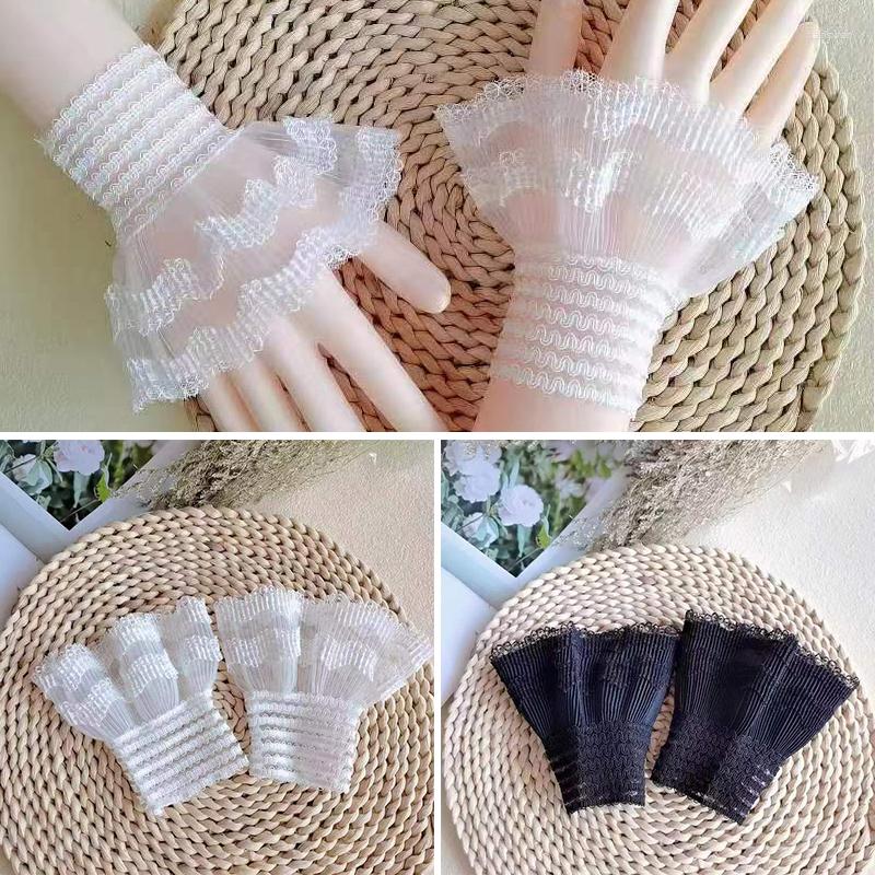 Knee Pads 1 Pair Fake Sleeve Ruffles Lace Gloves Cuffs Multi Layer Women Lolita Princess Sweater Accessories Cosplay, Black
Knee Pads 1 Pair Fake Sleeve Ruffles Lace Gloves Cuffs Multi Layer Women Lolita Princess Sweater Accessories Cosplay, Black