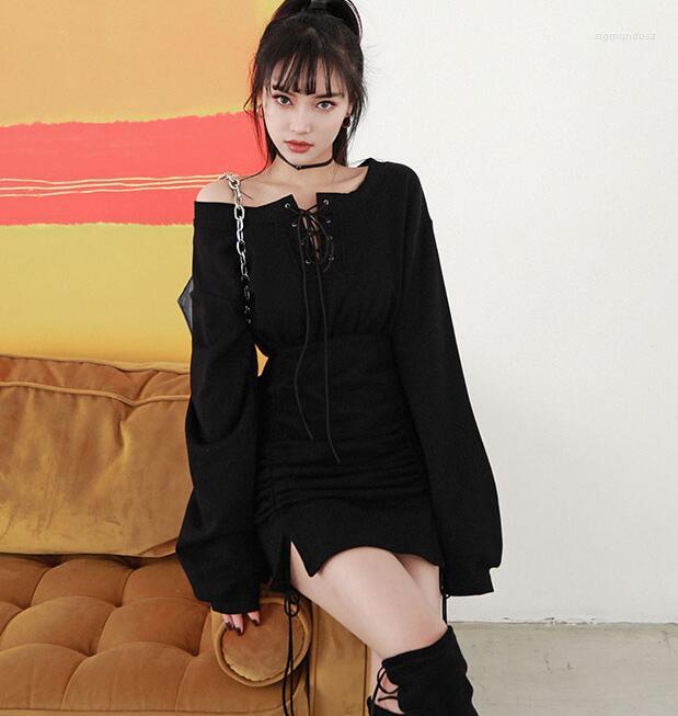 Party Dresses Ruibbit Spring Autumn Women Gothic Girls Punk Mini Dress High Quality Long Sleeve Off Shoulder Sexy Black Fashion
Party Dresses Ruibbit Spring Autumn Women Gothic Girls Punk Mini Dress High Quality Long Sleeve Off Shoulder Sexy Black Fashion