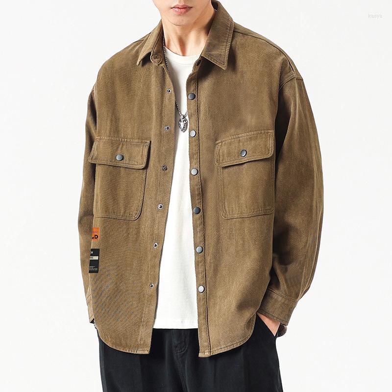 Men' Casual Shirts Cotton For Men Vintage Khaki American Styles Harajuku Mens Long Sleeve Flap Pocket Tops Button Up Shirt, Black
Men' Casual Shirts Cotton For Men Vintage Khaki American Styles Harajuku Mens Long Sleeve Flap Pocket Tops Button Up Shirt, Black