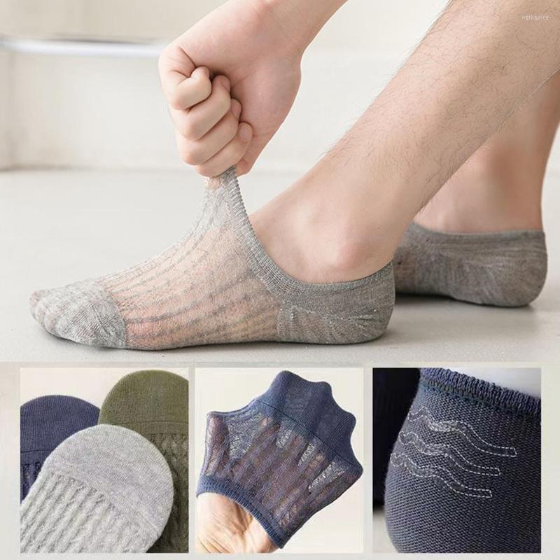 Men's Socks 5Pairs Men Invisible Thin Summer Solid Color Mesh Ankle Boat Male Ins Silicone Non-Slip Cotton Slipper No Show, White
Men's Socks 5Pairs Men Invisible Thin Summer Solid Color Mesh Ankle Boat Male Ins Silicone Non-Slip Cotton Slipper No Show, White