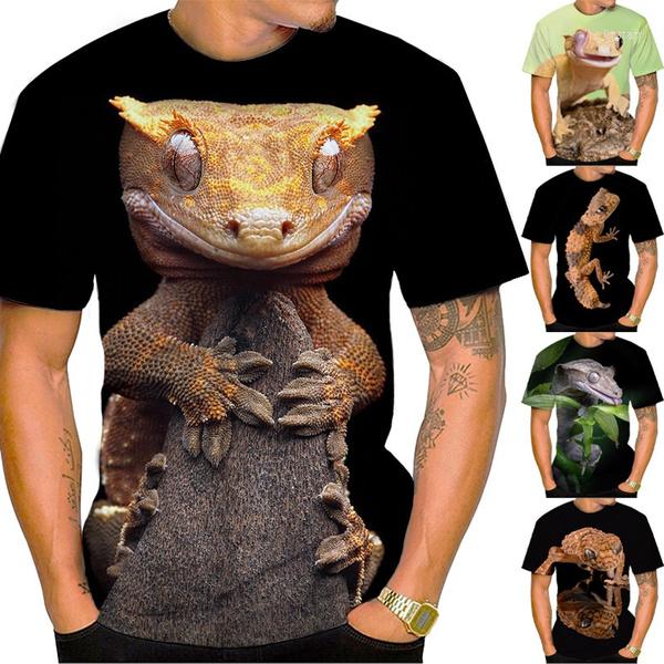 Men's T Shirts Men's T-shirt Funny Crested Leopard Gecko 3D Printing Casual Fashion Summer Animal Lizard Print Unisex Short Sleeve Tops, Black
Men's T Shirts Men's T-shirt Funny Crested Leopard Gecko 3D Printing Casual Fashion Summer Animal Lizard Print Unisex Short Sleeve Tops, Black