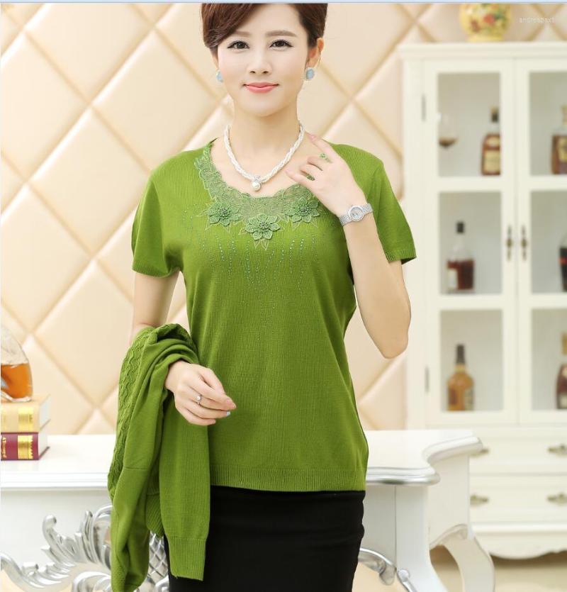 Women's Knits Arrival Spring & Autumn Women's Sweater Cardigan Sets Middle Aged Mother Real Two Pieces Lace Collar Suits, Sky blue
Women's Knits Arrival Spring & Autumn Women's Sweater Cardigan Sets Middle Aged Mother Real Two Pieces Lace Collar Suits, Sky blue