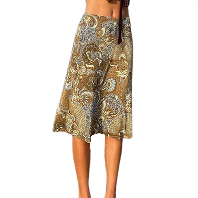Skirts Summer Women Floral Printed Pattern Skirt Khaki Low Waist Big Hem Retro Dress For Seaside/ Beach / M/ L/ XL
Skirts Summer Women Floral Printed Pattern Skirt Khaki Low Waist Big Hem Retro Dress For Seaside/ Beach / M/ L/ XL
