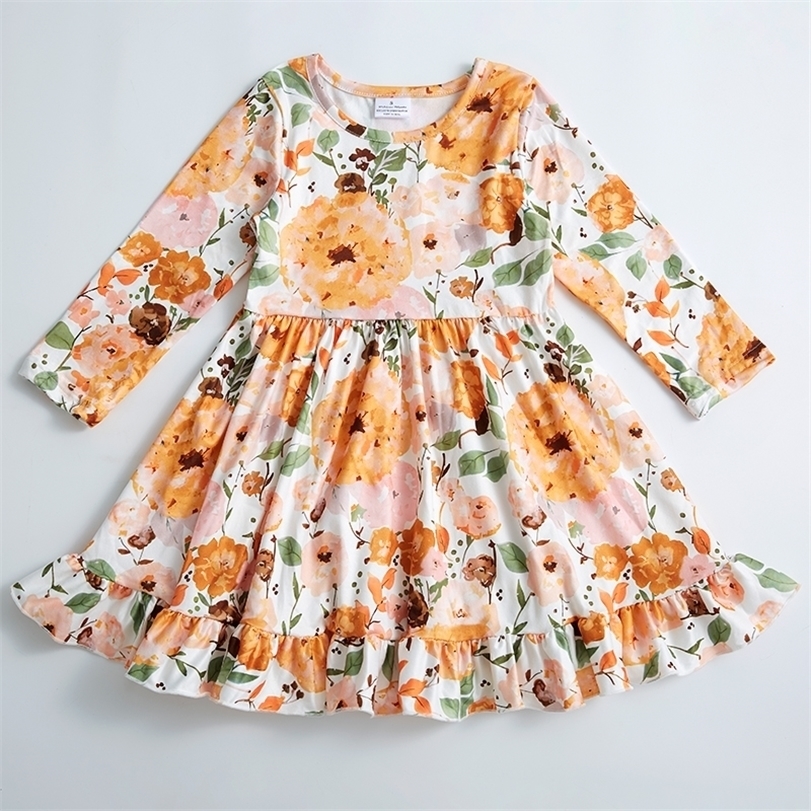 Girls Dresses Girlymax FallWinter Baby Chlidren Kids Clothing Milk Silk Floral Print Twirl Dress Knee Length Long Sleeve 221107, H14-5-1 651122063
Girls Dresses Girlymax FallWinter Baby Chlidren Kids Clothing Milk Silk Floral Print Twirl Dress Knee Length Long Sleeve 221107, H14-5-1 651122063