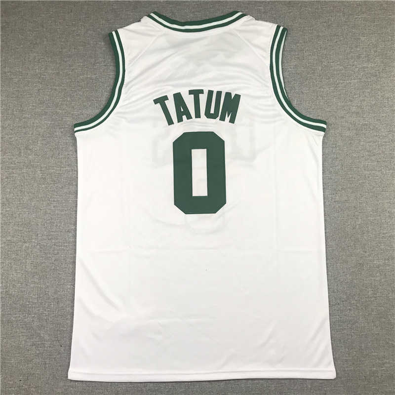 2022-23 Basketball Jayson 0 Tatum Jaylen 7 Brown Larry 33 Bird Jersey Stitched and Embroidery White Green Mens Shirts