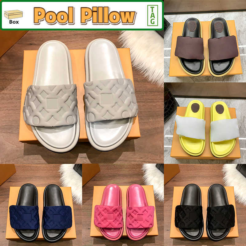 Slippers With Box Pool Pillow Flat Mules Slippers Men Women Embossed Slides Beach Sandals Beige Triple Black Copper Khaki Printed Beach Sandal, 01. ivory
Slippers With Box Pool Pillow Flat Mules Slippers Men Women Embossed Slides Beach Sandals Beige Triple Black Copper Khaki Printed Beach Sandal, 01. ivory