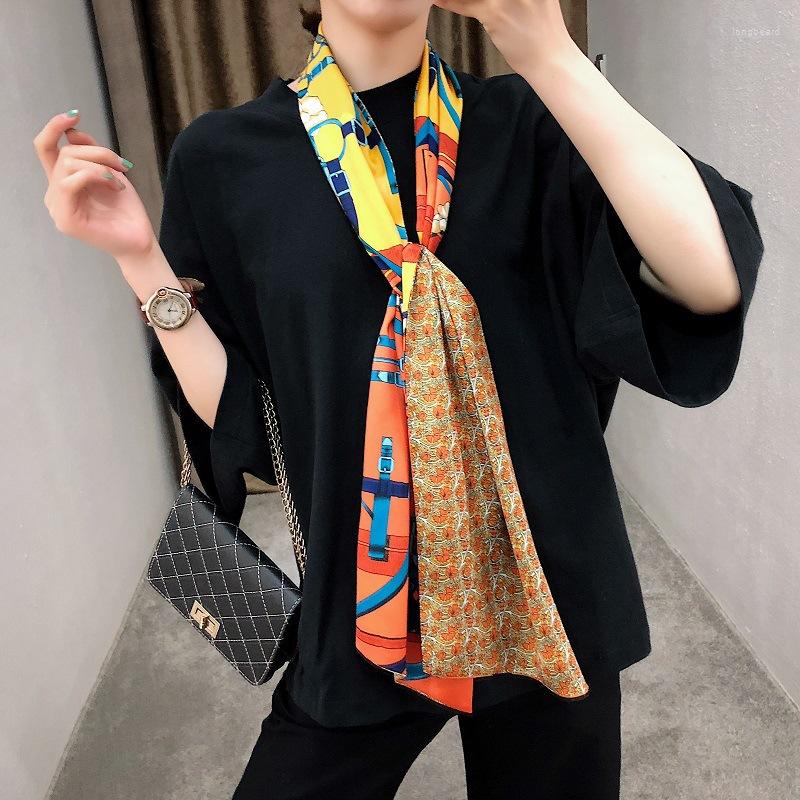 Scarves Thin Narrow Strip Small Silk Scarf Women's Long And Versatile Summer Decorative Bandage Belt Around The Neck
Scarves Thin Narrow Strip Small Silk Scarf Women's Long And Versatile Summer Decorative Bandage Belt Around The Neck