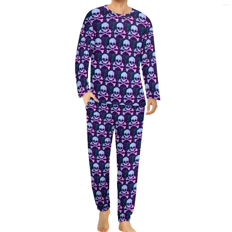 Men's Sleepwear Skull And Bones Pajamas Autumn Skeleton Print Bedroom Male 2 Piece Custom Long Sleeve Lovely Oversize Set, Style-15
Men's Sleepwear Skull And Bones Pajamas Autumn Skeleton Print Bedroom Male 2 Piece Custom Long Sleeve Lovely Oversize Set, Style-15