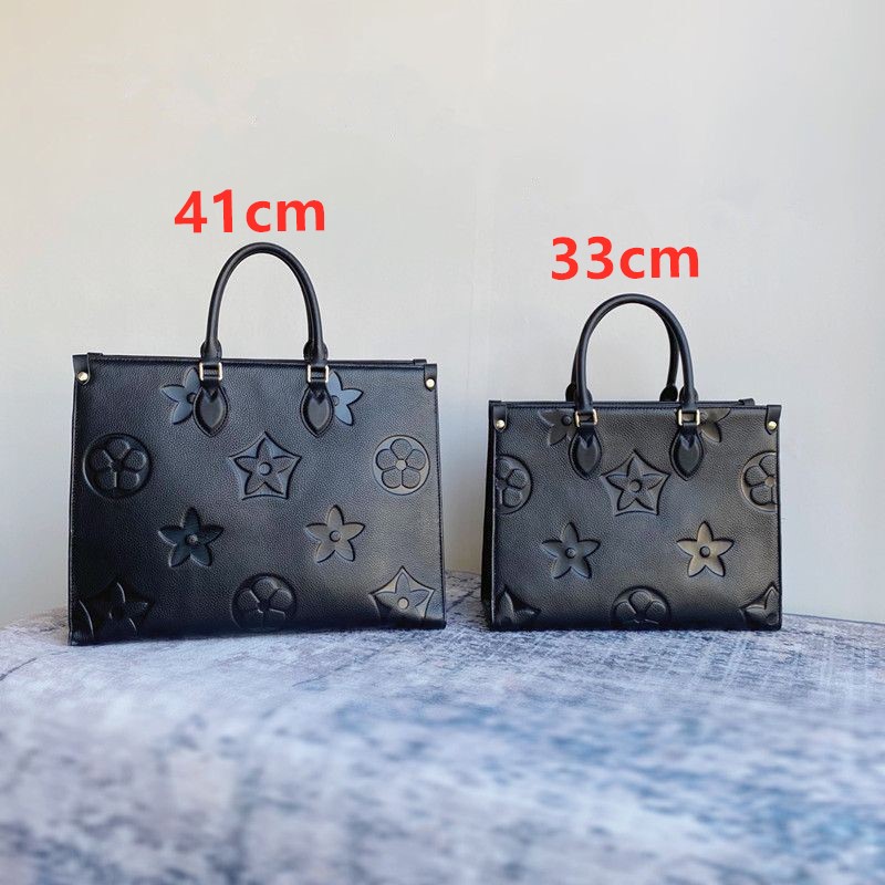 womens handbags flower tote bag ladies leather shoulder bags female big handbag Onthego M45039 M44576 louise Purse vutton Crossbody viuton bag
