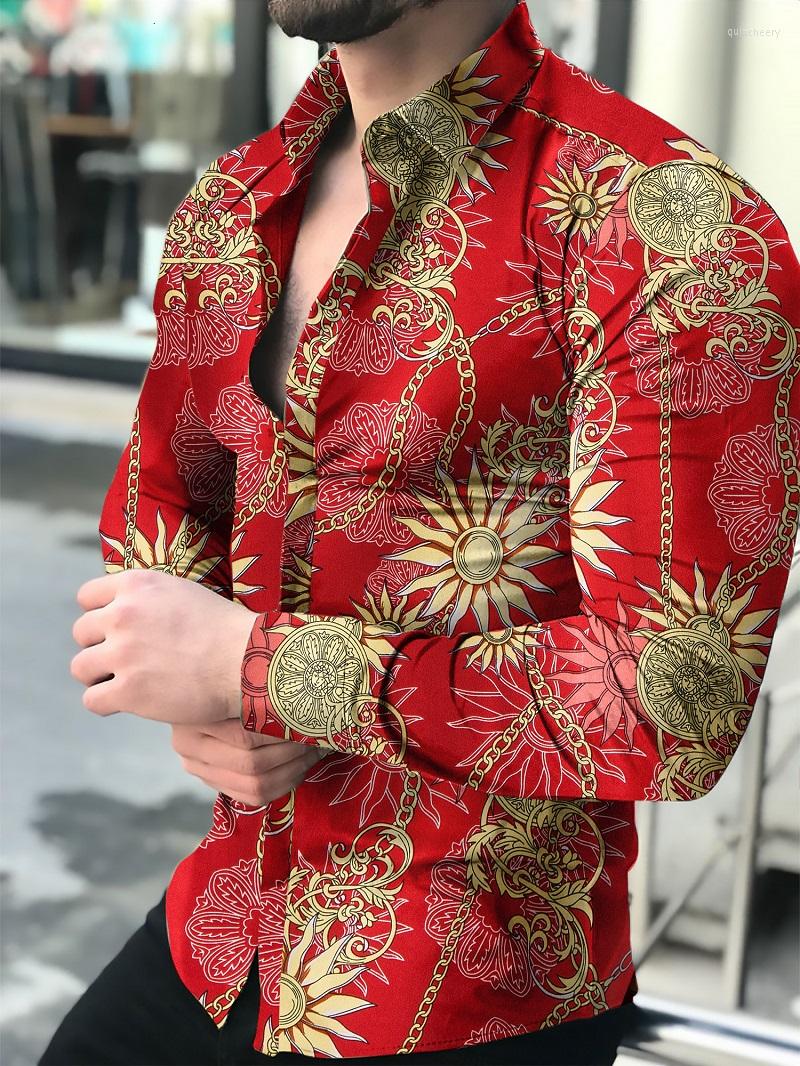 Men's Casual Shirts 2022 Social Men Gradual Single Button Wild Printed Male Blouses S-6XL Camisas De Hombre, 16
Men's Casual Shirts 2022 Social Men Gradual Single Button Wild Printed Male Blouses S-6XL Camisas De Hombre, 16